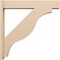 Ekena Millwork 8-in W x 46-in D x 46-in H Funston Block Rough Cedar Woodgrain TimberThane Outlooker, Primed Tan OUTUR080X46X46FST44RCPR - alternate 6